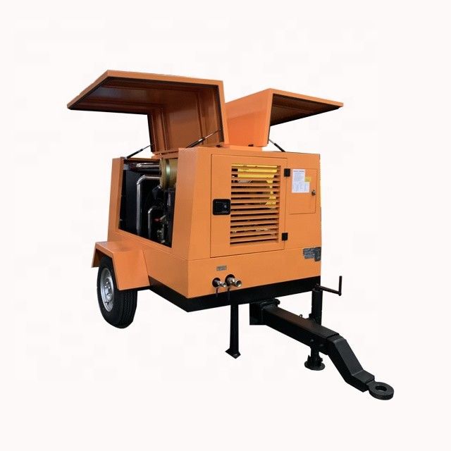 Compressore d'aria portatile a motore diesel 55 kW Motore 8 bar Pressione di lavoro per la perforazione