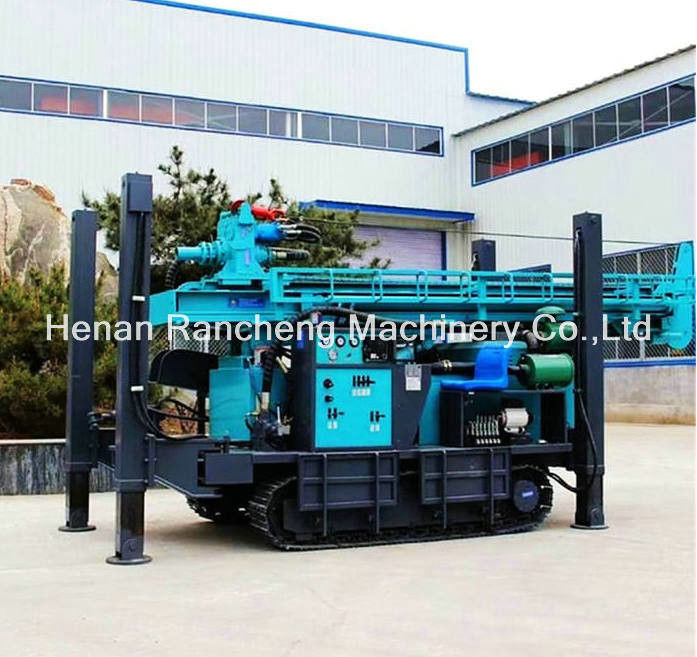 RCF450C Crawler Water Well Drill Rig Machine 450m Deep Hole Drilling per l'estrazione mineraria, affidabile ed efficiente
