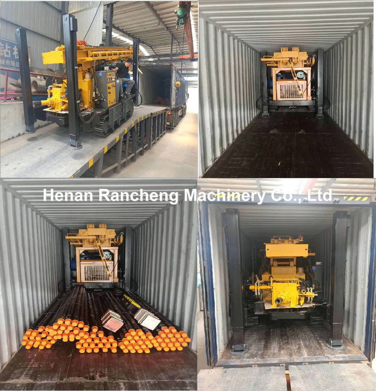 Perforatrice per pozzi d'acqua per perforazioni profonde 800m in tutti i tipi di terreno