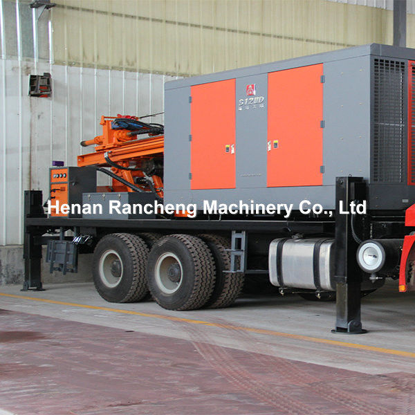 DTH Truck Water Well Drilling Rig Machine con compressore d'aria per 200m
