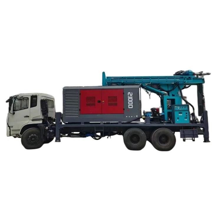 300 m di profondità Camion montato per la trivellazione di pozzi d'acqua 80 km/h 266 CV Motore di veicoli a carico