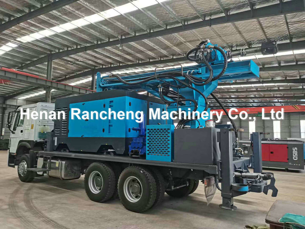 350m profondità camion montato per la trivellazione / camion montato per la trivellazione di pozzi d'acqua macchina con 6X4 HOWO camion