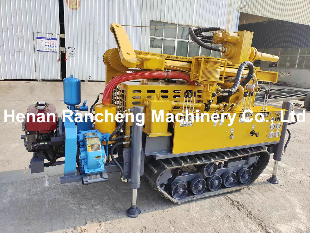 RCF150S 150m profondità Compatta gomma pista di acqua pozzo per la trivellazione Rig macchina con 42KW Yuchai motore