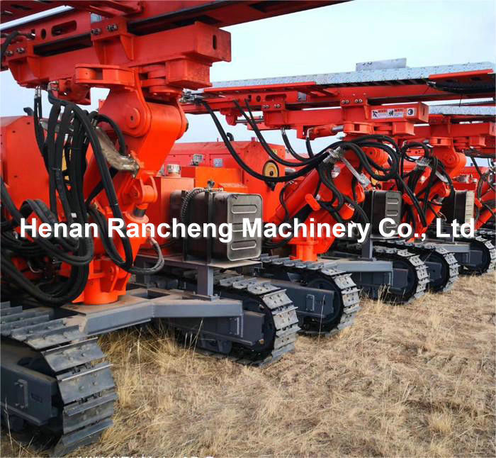 Dispositivo di guida per pile solari idrauliche a rampa idraulica 88 kW Motore Yuchai 20 - 100m profondità di foratura