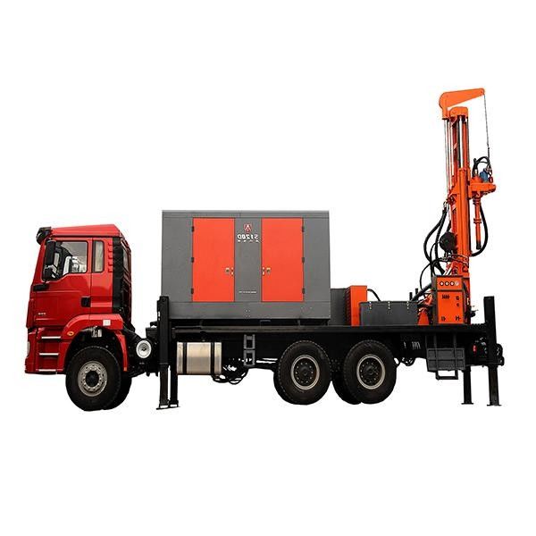 200m profondità di perforazione pozzo di acqua perforazione rig 118HP Cummins 115 - 350mm di diametro di foratura