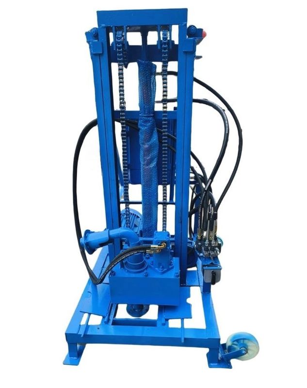 Piccola macchina portatile per la perforazione di pozzi d'acqua 11KW 1500mm Rod di trivellazione Dia 150m Profonda perforazione