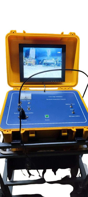 Camera di ispezione di pozzi di 300 metri Camera sottomarina con verricello elettrico e casella di controllo principale in lega di alluminio