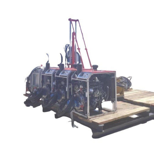 42KW Core Drilling Rig Piccolo Diamond Core Drill Rig Con 0-1200rpm Top Drive testa di rotazione E 700KGS forza di sollevamento