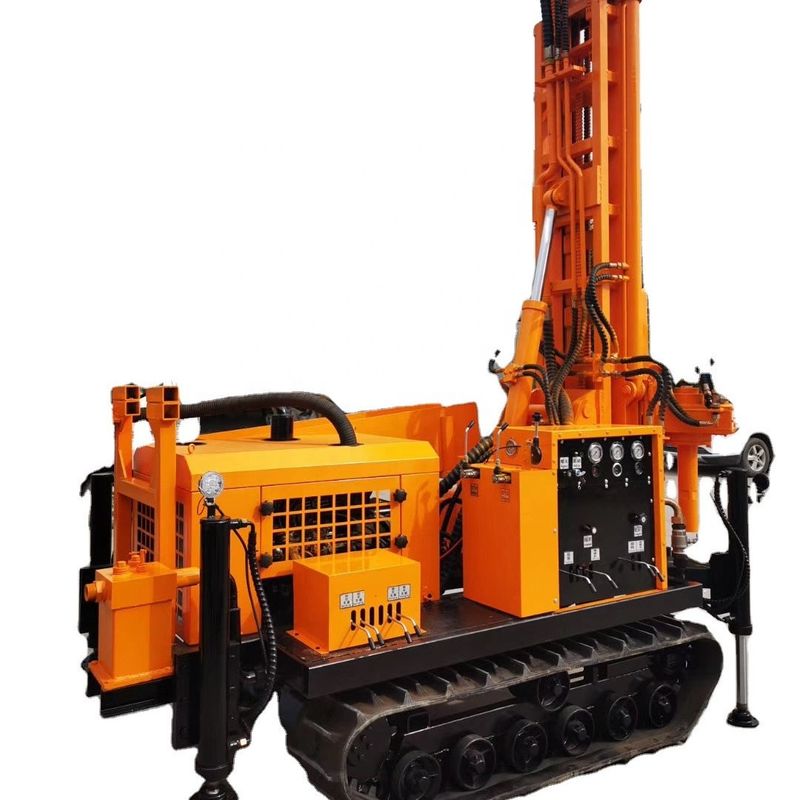 200m 5800Kg macchina idraulica per la perforazione di pozzi idrici con motore diesel da 58KW e forza di sollevamento da 5T