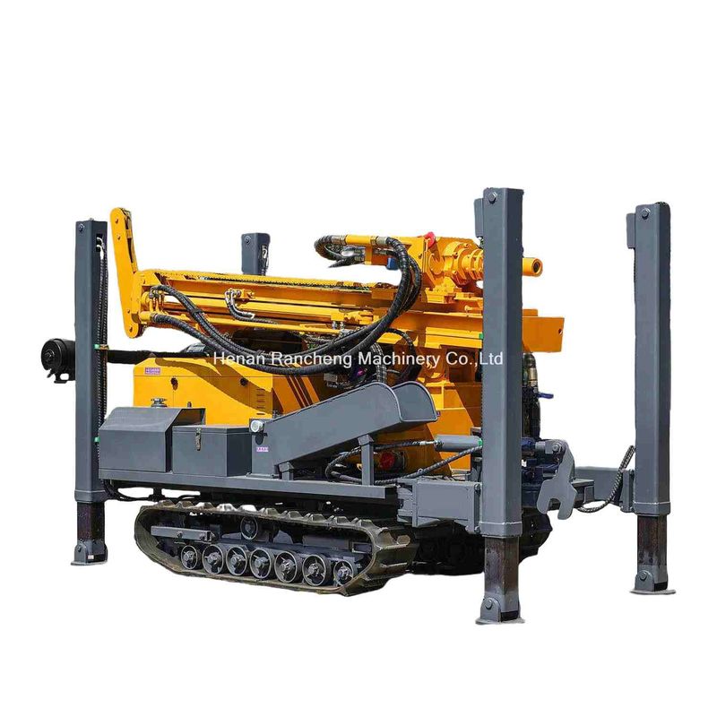 Vendita a caldo Profondità 200m Crawler montata macchina di perforazione di pozzi d'acqua 58KW YuChai motore diesel