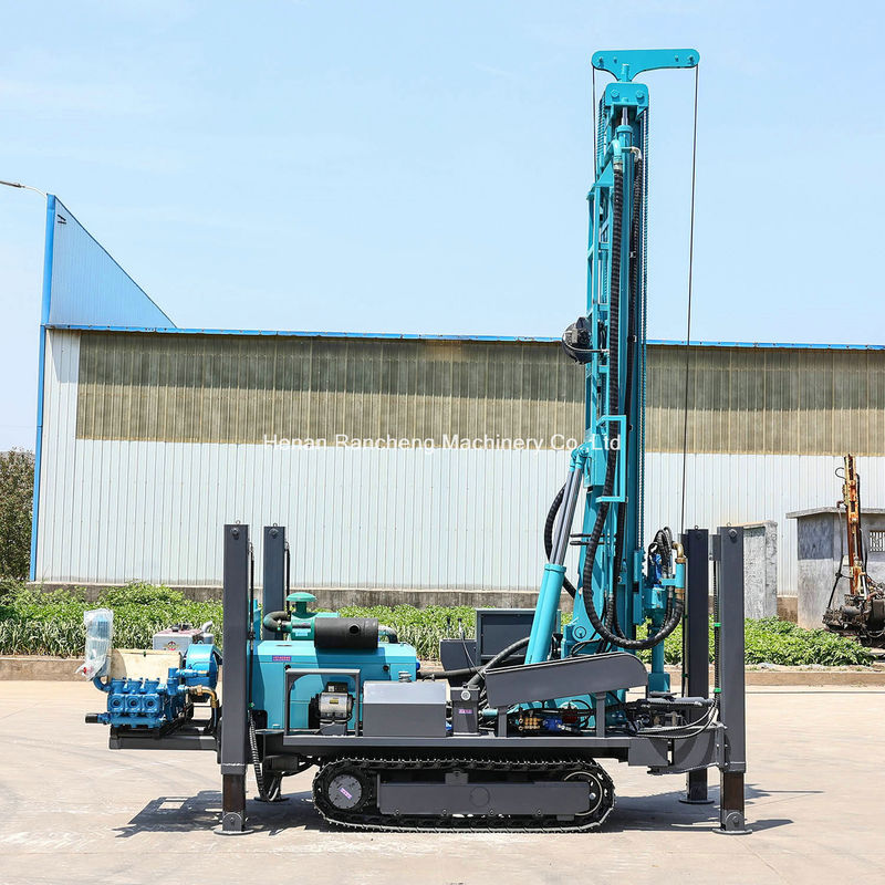 Efficienza e affidabilità Profondità 350m Crawler montata macchina di perforazione di pozzi d'acqua con motore Yuchai da 91 kW