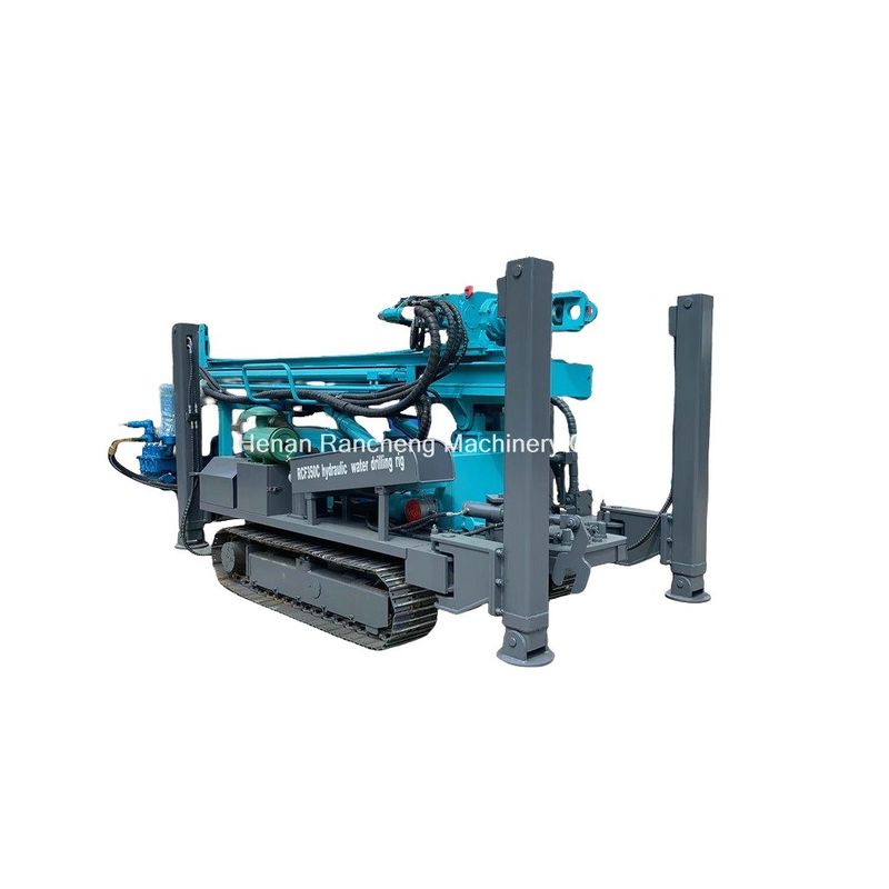 Efficienza e affidabilità Profondità 350m Crawler montata macchina di perforazione di pozzi d'acqua con motore Yuchai da 91 kW