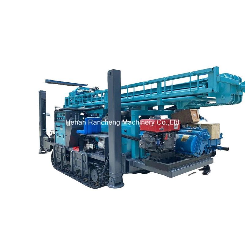 Macchina di trivellazione per pozzi d'acqua ad alte prestazioni a rampa montata 350m profondità 91KW Motore Yuchai In vendita