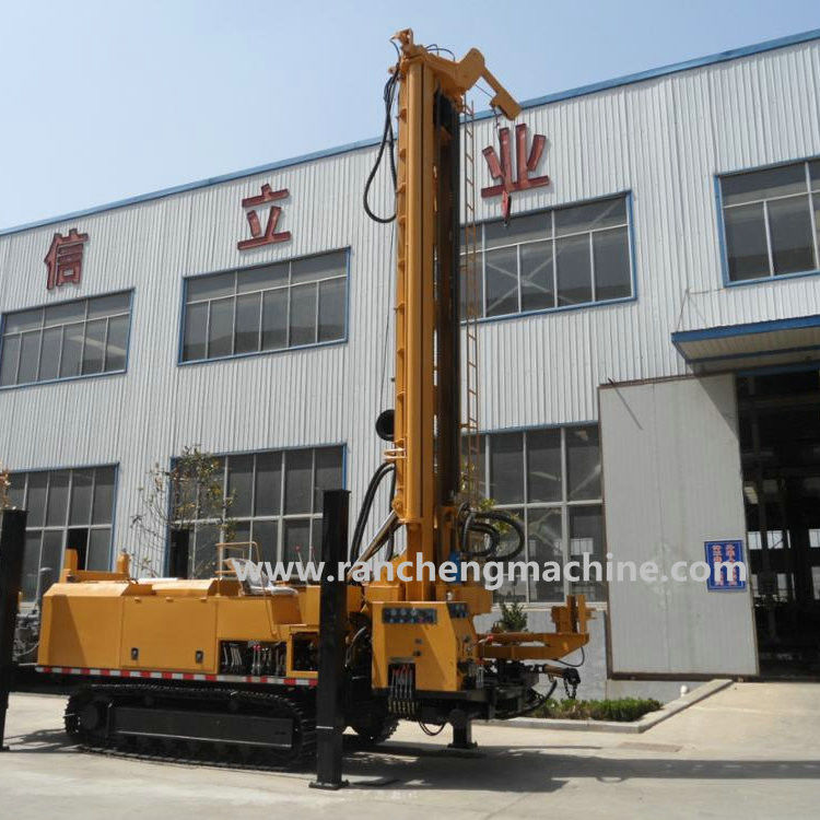 RCF800C 800m Perforazione Cummins Motor Steel Crawler Tipo Perforazione pozzo