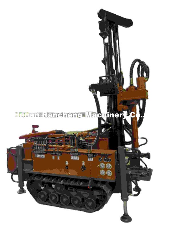 RCF150S 150m profondità Compatta gomma pista di acqua pozzo per la trivellazione Rig macchina con 42KW Yuchai motore