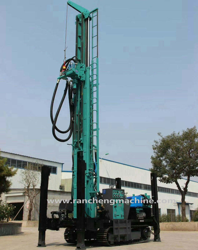 280m profondità macchina di perforazione di roccia aria DTH acqua pozzo forato foro perforazione rig