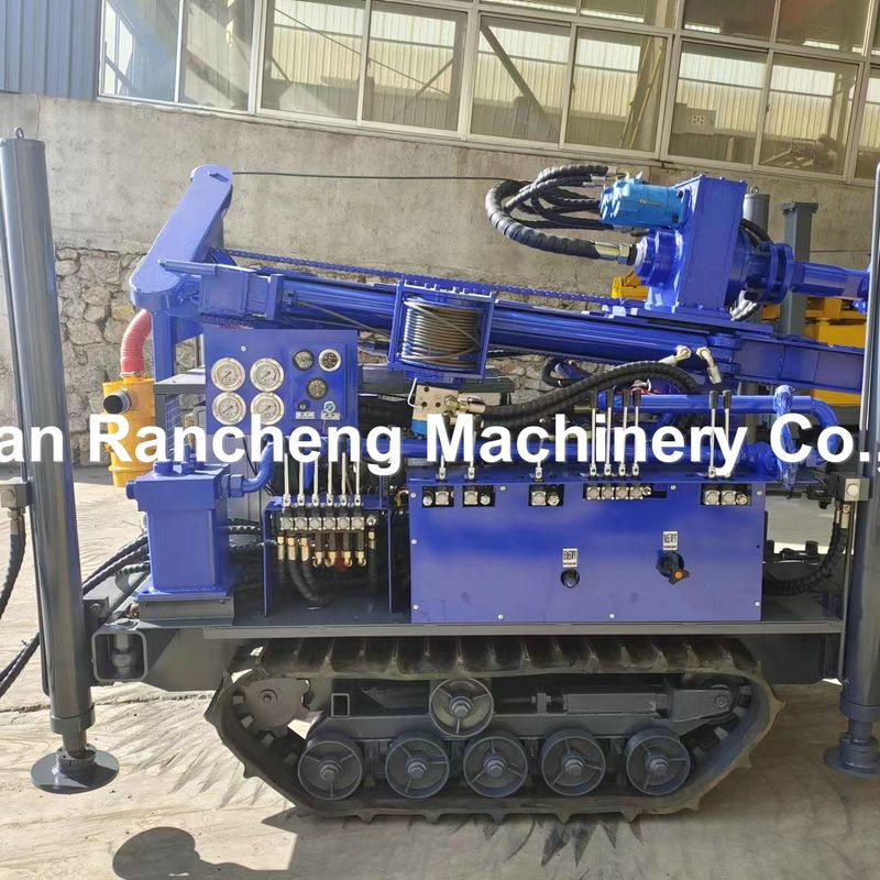 Profondità 180m Mini Crawler Perforazione di pozzi con motore diesel da 77,3 kW