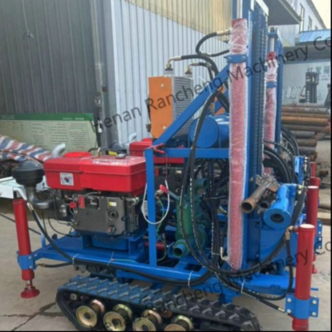 Perforazione di pozzi idraulici a 160 m con motore a 35 CV
