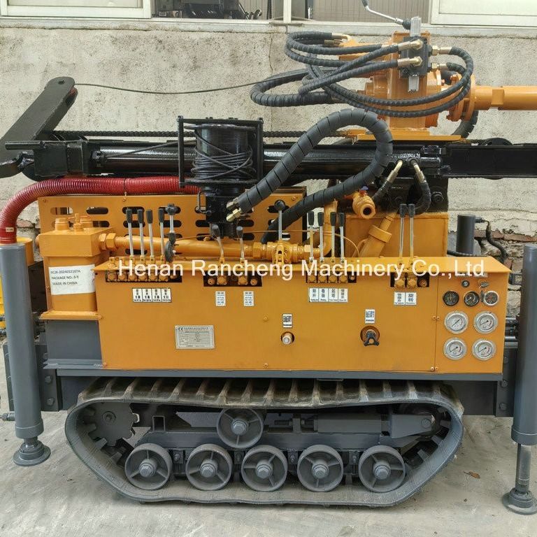 150 m di profondità macchina idraulica per la perforazione di pozzi idrici di 90-300 mm di diametro con forza di sollevamento di 12 T