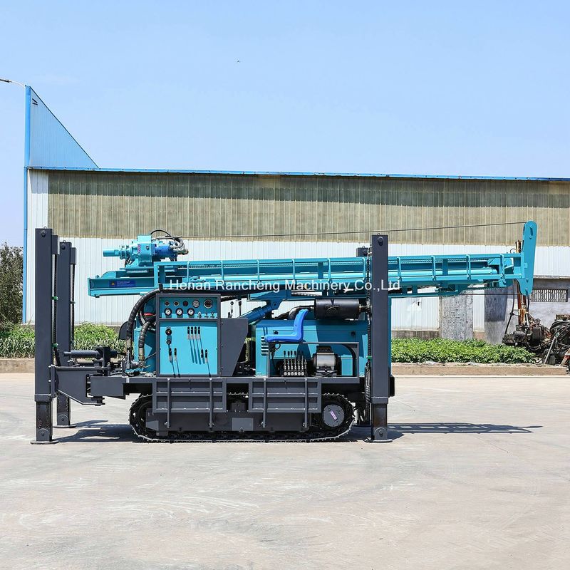 Profondità di perforazione 280m Macchina di perforazione di pozzi per acqua profonda in roccia con motore da 70KW