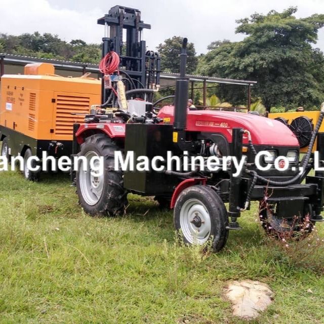 200m Classic Water Borehole Drill Rig Trattor Montaggio del pozzo di acqua