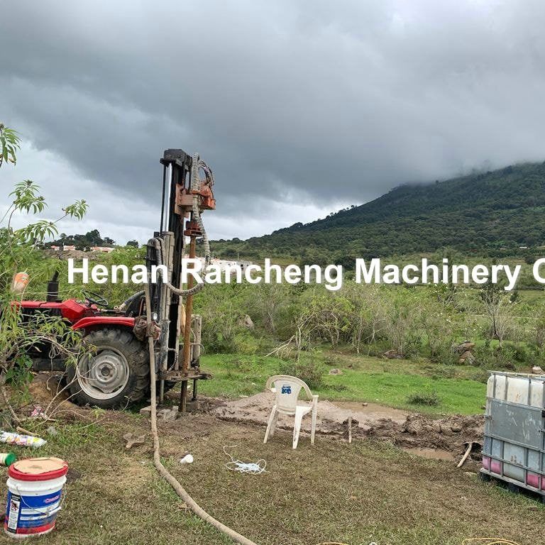 200m Classic Water Borehole Drill Rig Trattor Montaggio del pozzo di acqua