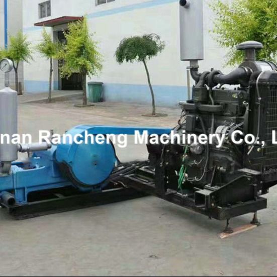 Pompa fango tipo motore diesel Max 600L/Min Tri-cilindro orizzontale a doppio effetto Penthouse Detroit Piston Pump