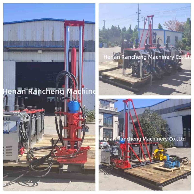 Macchine per la perforazione a sollevamento per l'esplorazione delle miniere di carbone RCK400P Full Hydraulic Portable Small Deep Water Bore Core Drilling Rig
