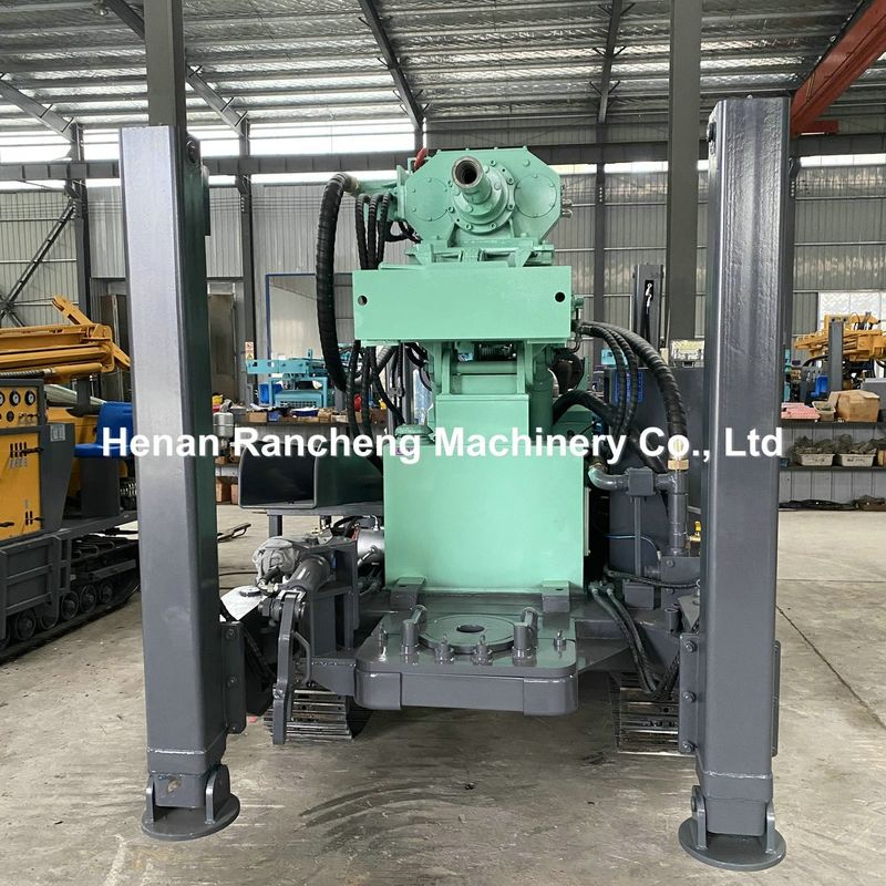 Profondità di trivellazione 350m Macchina di trivellazione di pozzi con motore Yuchai da 91 kW