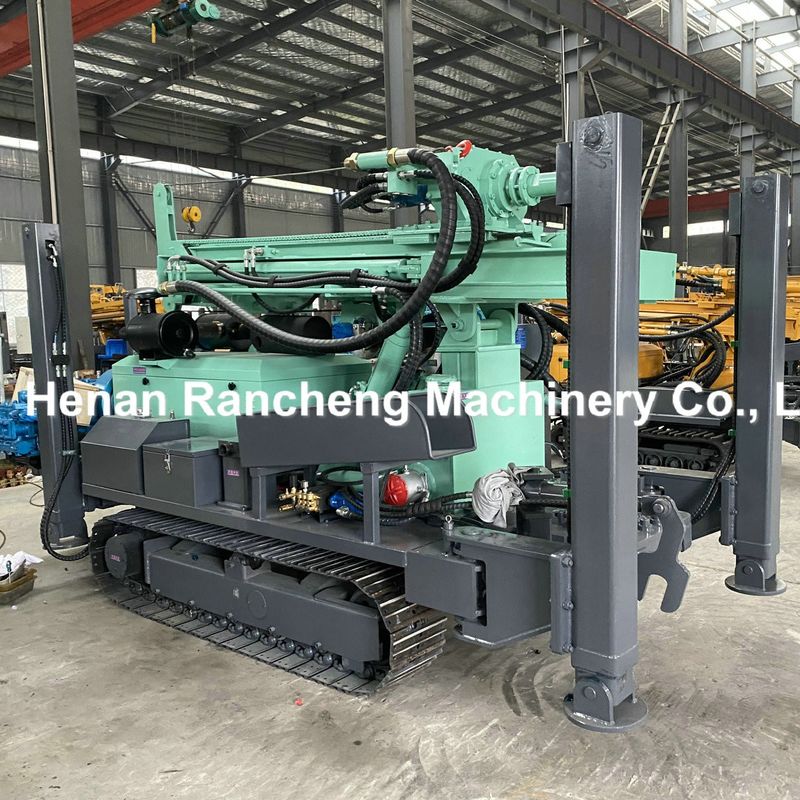 Profondità di trivellazione 350m Macchina di trivellazione di pozzi con motore Yuchai da 91 kW