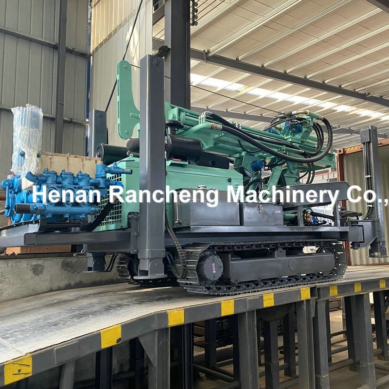 Profondità di trivellazione 350m Macchina di trivellazione di pozzi con motore Yuchai da 91 kW
