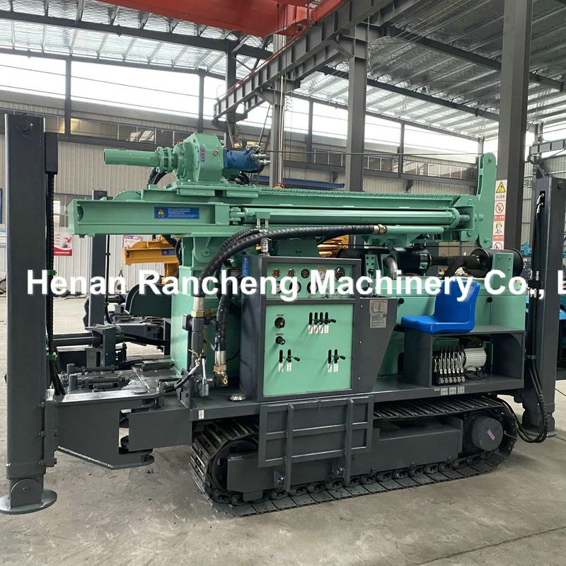 Profondità di trivellazione 350m Macchina di trivellazione di pozzi con motore Yuchai da 91 kW