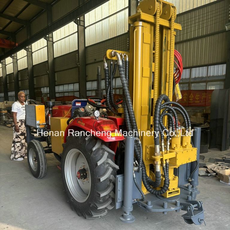 Telaio per la perforazione di pozzi idrici a controllo remoto 260 m Telaio per la perforazione di pozzi idrici e pneumatici per l'agricoltura