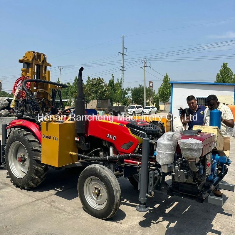 Telaio per la perforazione di pozzi idrici a controllo remoto 260 m Telaio per la perforazione di pozzi idrici e pneumatici per l'agricoltura