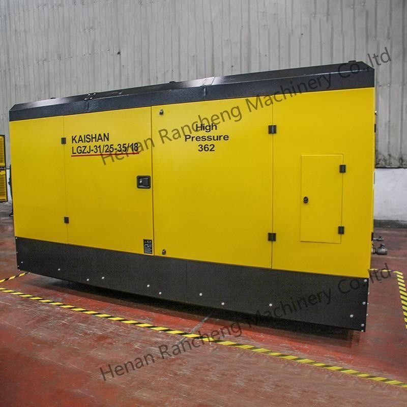 Compressore d'aria a vite diesel da 25 bar 1107 cm3 per pozzi d'acqua con 400 CV Yuchai