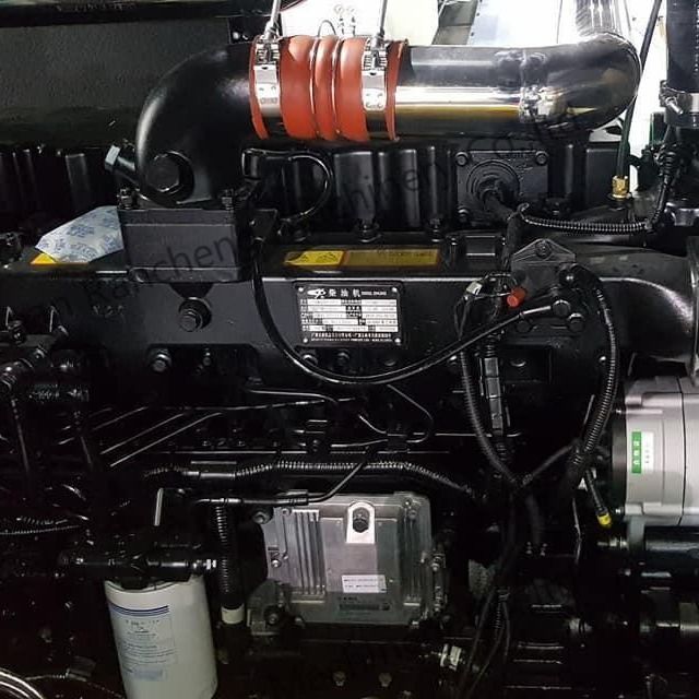 Compressore d'aria a vite diesel da 25 bar 1107 cm3 per pozzi d'acqua con 400 CV Yuchai