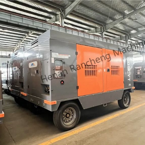 310SCYT 1178 Cfm Compressore d'aria a vite portatile a 4 ruote per pozzi d'acqua