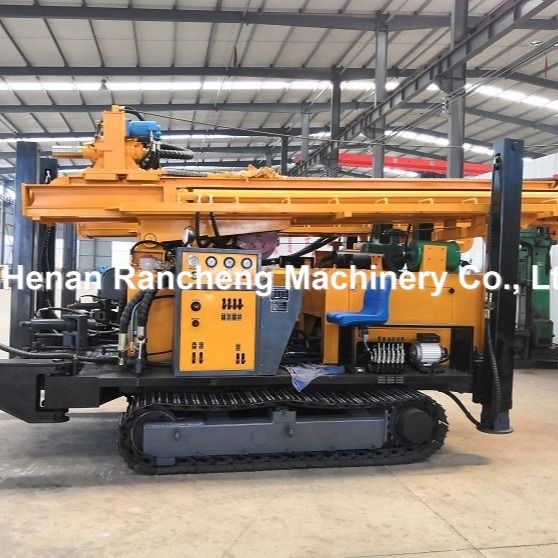 Perforazione idraulica di pozzi idraulici 680m Macchina montata su un crawler con motore Cummins da 154 kW