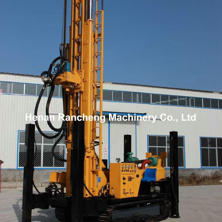 800m Geotecnica idraulica tipo Crawler Blast Borehole Mining Machine per la roccia