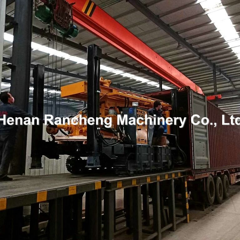 800m Geotecnica idraulica tipo Crawler Blast Borehole Mining Machine per la roccia