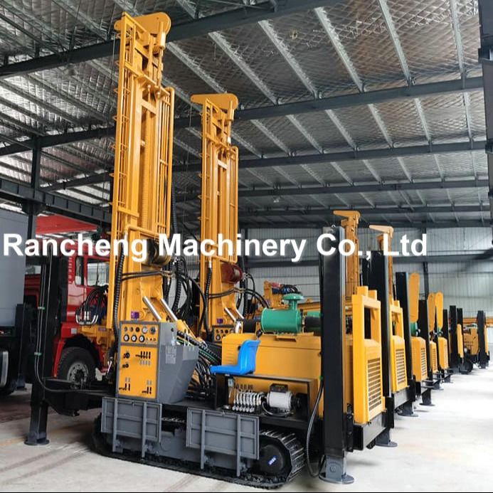 680m Automatic Crawler Mounted Diesel Engine Perforazione DTH Pneumatica Perforazione per pozzi idrici