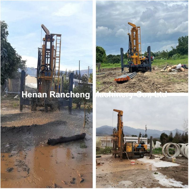 Cina Nuova piattaforma di trivellazione a trazione superiore e macchine di trivellazione in roccia dura, fanghi/aria, piattaforma geologica di 300 metri