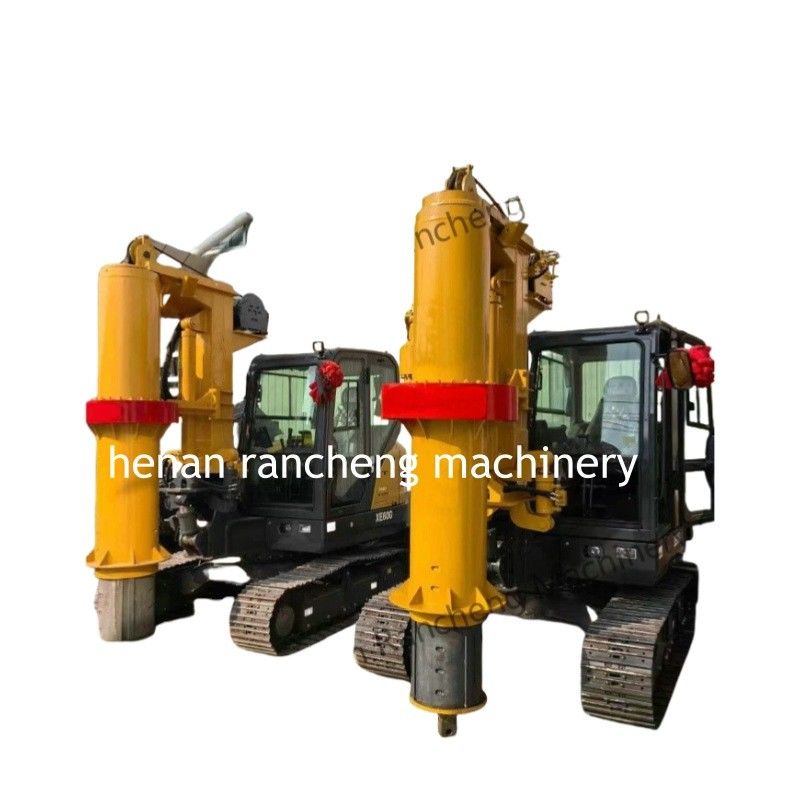 RCQ-10C Mini piattaforma di impilazione idraulica rotativa Kubota Motore diesel Sany Chassis escavatore