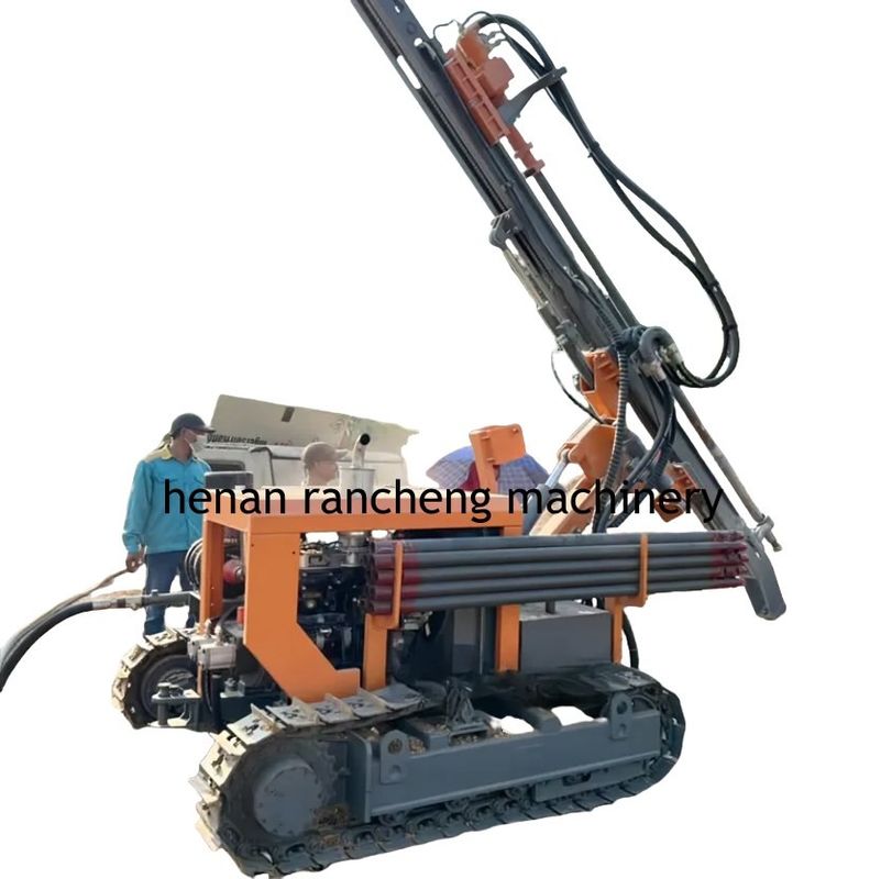 20m di perforazione idraulica integrata DTH RCZ412B-1 Modello 58KW Motore Yuchai con raccoglitore di polvere