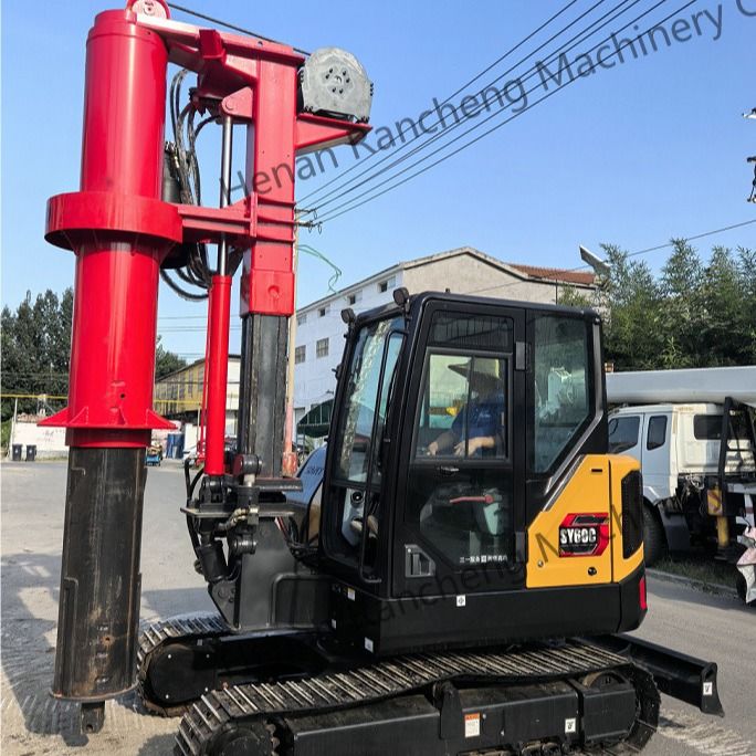 RCQ-10C Mini piattaforma idraulica per la trivellazione di pile 10 m di profondità con velocità di rotazione 10-45RPM R/Min