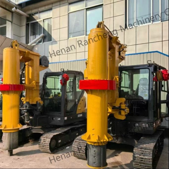 RCQ-10C Mini piattaforma idraulica per la trivellazione di pile 10 m di profondità con velocità di rotazione 10-45RPM R/Min