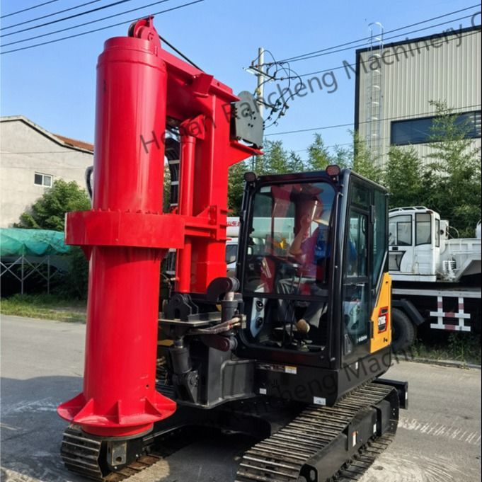 RCQ-10C Mini piattaforma idraulica per la trivellazione di pile 10 m di profondità con velocità di rotazione 10-45RPM R/Min