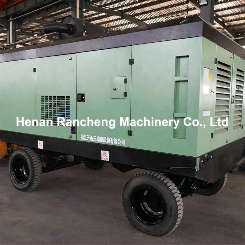 1107CFM 25bBar Compressori a vite per motori diesel Compressori d'aria portatili per pressioni da 2,5-1,8 Mpa