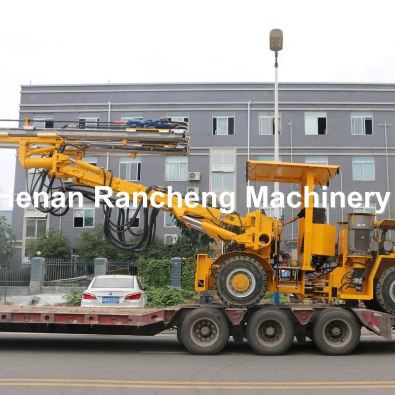 RCZ-22J All Hydraulic Tunneling Jumbo Drilling Rig 3880mm Profondità di perforazione Con 93KW / 125HP Potenza del motore diesel