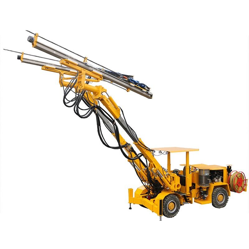 RCZ-22J All Hydraulic Tunneling Jumbo Drilling Rig 3880mm Profondità di perforazione Con 93KW / 125HP Potenza del motore diesel